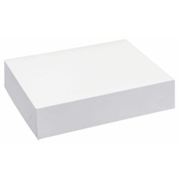 Boîte pâtissière blanche 270 x 90 x 80 mm - par 100