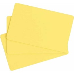 Cartes PVC jaunes Edikio Access Flex et Duplex 8,56 x 5,4 cm - par 100