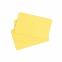 Carte vierge jaune PVC 85,6 x 54 mm - par 100