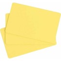 Cartes PVC jaunes Edikio Access Flex et Duplex 8,56 x 5,4 cm - par 100