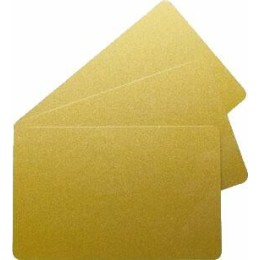 Cartes PVC or Edikio Access Flex et Duplex 8,56 x 5,4 cm - par 100