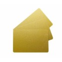 Carte vierge or PVC 85,6 x 54 mm - par 100