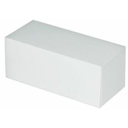 Boîte à buche blanche 40 x 13 x 13 cm - par 25