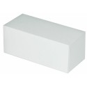 Boîte à buche blanche 35 x 13 x 13 cm - par 25