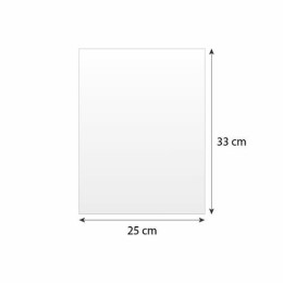 Papier paraffiné 1 face blanc 25 x 35 cm - par 10 kg