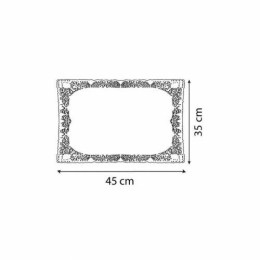 Rectangle dentelles papier blanc 45 x 36 cm - par 250