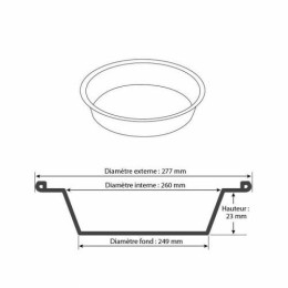 Tourtière aluminium TO 270 110 cl - par 100
