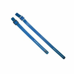 Kit de sangles pour gant cotte de maille avec manchette bleu - Taille L