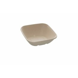 Saladier carré en pulpe 75 cl 19 x 19 x 7,2 cm - par 300