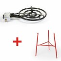 Réchaud à paella Pro ø 60 cm avec thermocouple et piètement Garcima