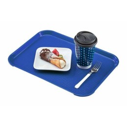 Plateau fast food PP bleu marine 46 x 36 cm - par 12