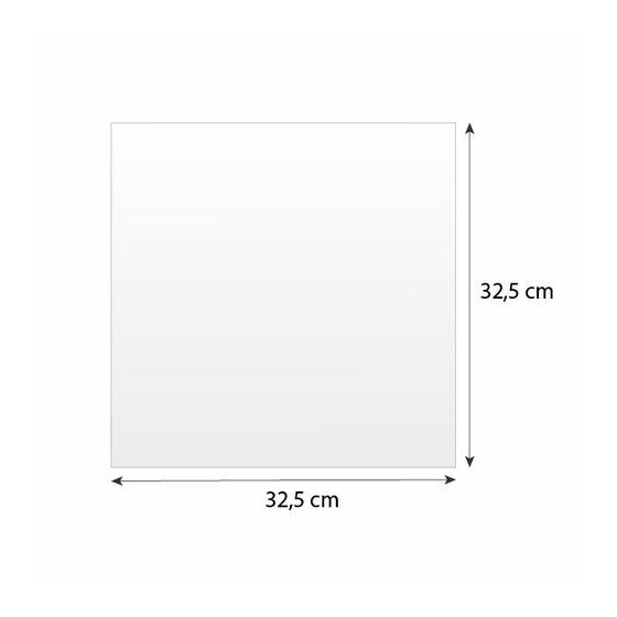 Papier paraffiné 1 face "Qualité premium" 50 g/m² feuilles 32,5 x 32,5 cm - par 10 kg