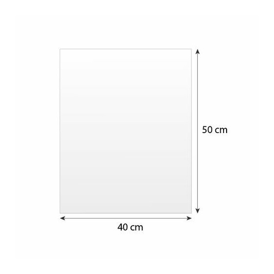 Papier paraffiné 1 face "Qualité premium" 50 g/m² feuilles 50 x 40 cm - par 10 kg