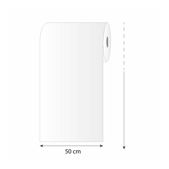 Papier paraffiné 1 face "Qualité premium" 50 g/m² bobine 50 cm x 363 m - par 10 kg