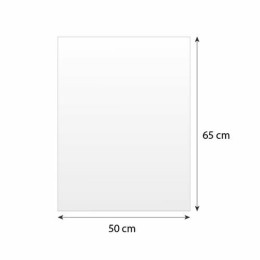 Papier duplex vichy rose 60 g/m² feuilles 65 x 50 cm - par 10 kg