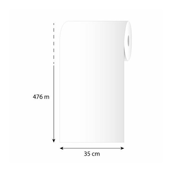 Papier thermoscellable boucherie 60 g/m² bobine 35 cm x 440 m - par 10 kg