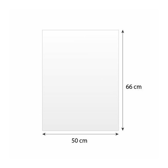 Papier paraffiné 2 faces blanc 40 g/m² feuilles 66 x 50 cm - par 10 kg