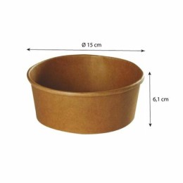 Pot salade kraft brun 78 cl - par 50