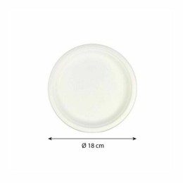 Assiette ronde en bagasse Ø 18 cm - par 50