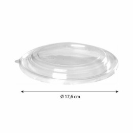 Couvercle PET pour pot salade 125 cl - par 50