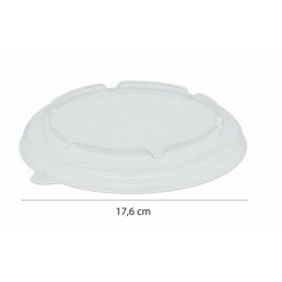 Couvercle transparent PET pour pot salade 1250 ml - par 50