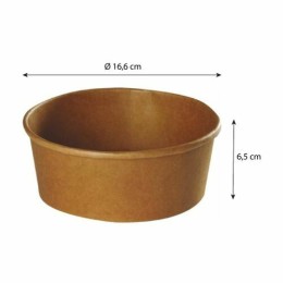 Pot salade kraft brun 110 cl - par 50