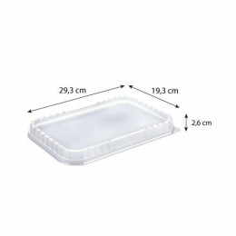 Couvercle PET pour barquette aluminium 192 cl - par 100