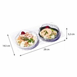Boite Cristal Patipack 2 coquilles PET - par 120