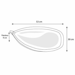 Plateau fruits de mer polystyrène bateau petit modèle - par 26