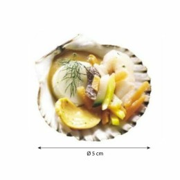 Mini coquille naturelle ø 5 cm - paquet de 50