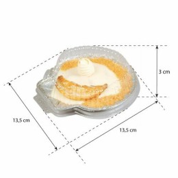 Couvercle plastique pour coquille Saint Jacques aluminium ou plastique - par 100