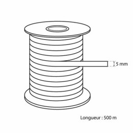 Bolduc rouge 7 mm x 500 m