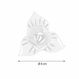 Azyme mini-rose élégance ø 40 mm - par 81