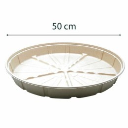 Plateau fruits de mer bagasse rond Ø 50 cm - par 50