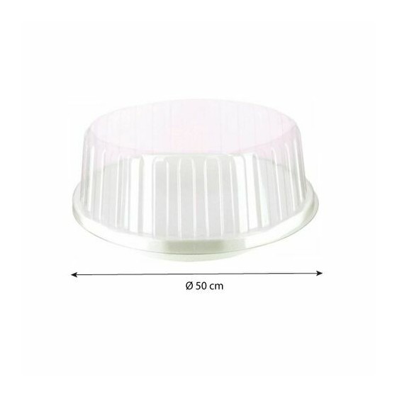Couvercle plateau fruits de mer rond ø 50 cm - par 30 Couvercle plateau fruits de mer rond ø 50 cm - par 30