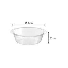 Moule aspic rond PET cristal ø 80 x 25 mm - par 250