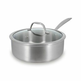 Sauteuse Triply inox avec couvercle en verre 24 cm