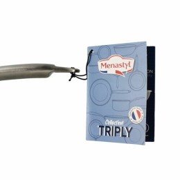 Sauteuse Triply inox avec couvercle en verre 24 cm