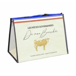 Sac réutilisable PP tissé "Pièces gourmandes" 27 x 36 + 20 cm - par 125