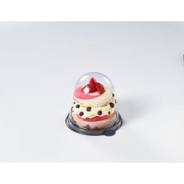 Socle PET noir pour dôme 80 mm - par 180