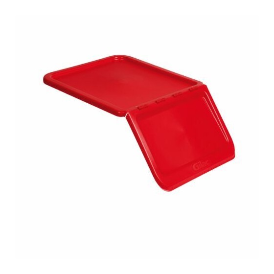 Couvercle PP pour bac à ingrédients 40L et 80L rouge Couvercle PP pour bac à ingrédients 40L et 80L rouge