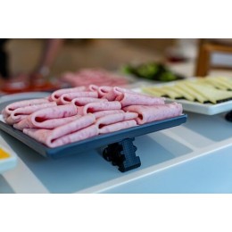 Surélévateur triangulaire PP noir 4,1 x 4,4 x 2,5 cm - par 12