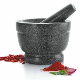 Mortier et pilon en granit 16 cm