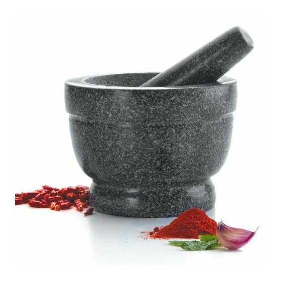 Mortier et pilon en granit 16 cm Mortier et pilon en granit 16 cm