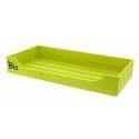 Cagette bois avec ouverture et logo bio 62 x 30 x 9 cm