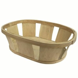 Cageot bois ovale 41,5 x 31 x 13 cm