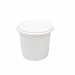 Pot plastique PP avec couvercle 250 ml - par 250