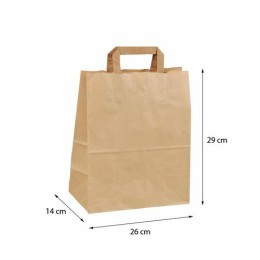 Sac cabas papier kraft brun 29 x 26 + 14 cm - par 250