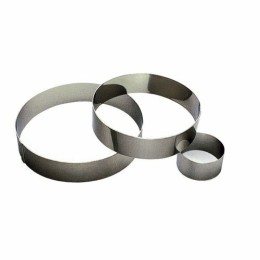 Cercle à mousse inox ø 7,5 x 4 cm