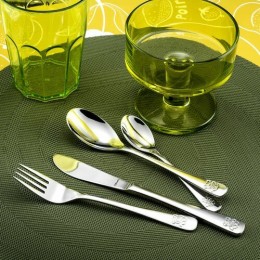 Cuillère de table enfant inox ourson - par 12